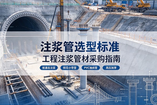 上高注浆管选型标准