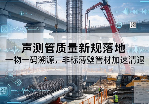 上高声测管质量新规落地，一物一码溯源，非标薄壁管材加速清退