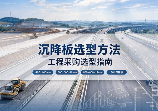上高沉降板选择方法
