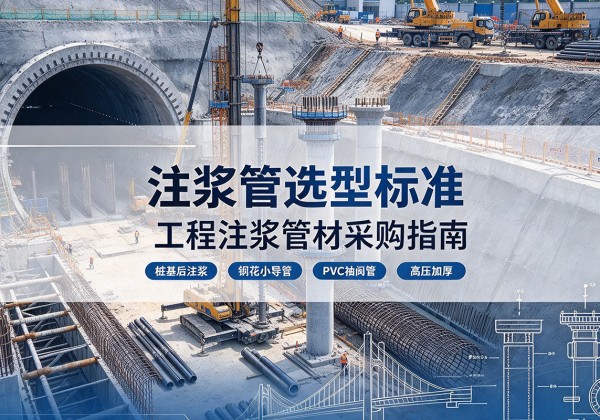 上高注浆管选型标准